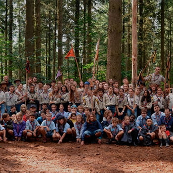 Scouts dans les bois